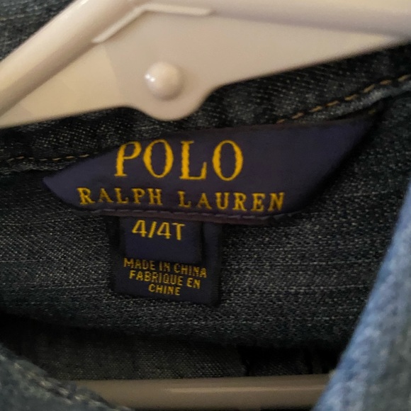 Polo Ralph Lauren Denim Dress - size 4T - Picture 7 of 7